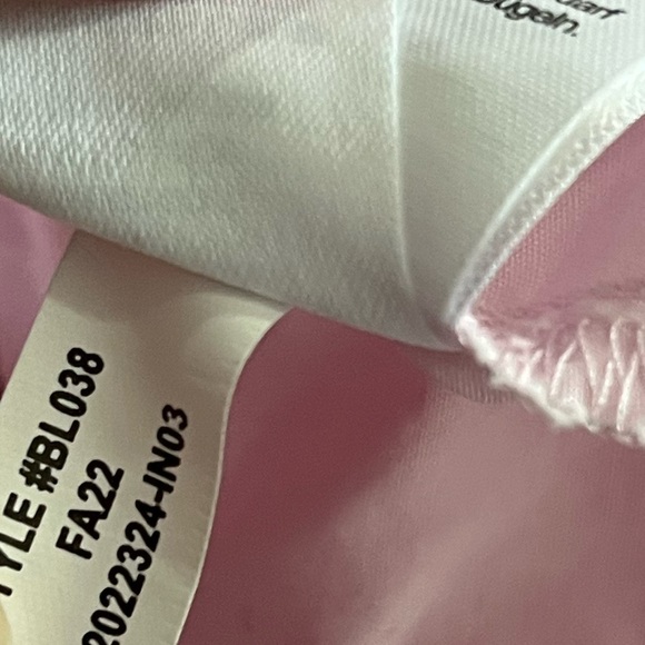 NWT J. Crew V-Neck Top with Eyelet Trim Baby Ballet Pink - Picture 12 of 12